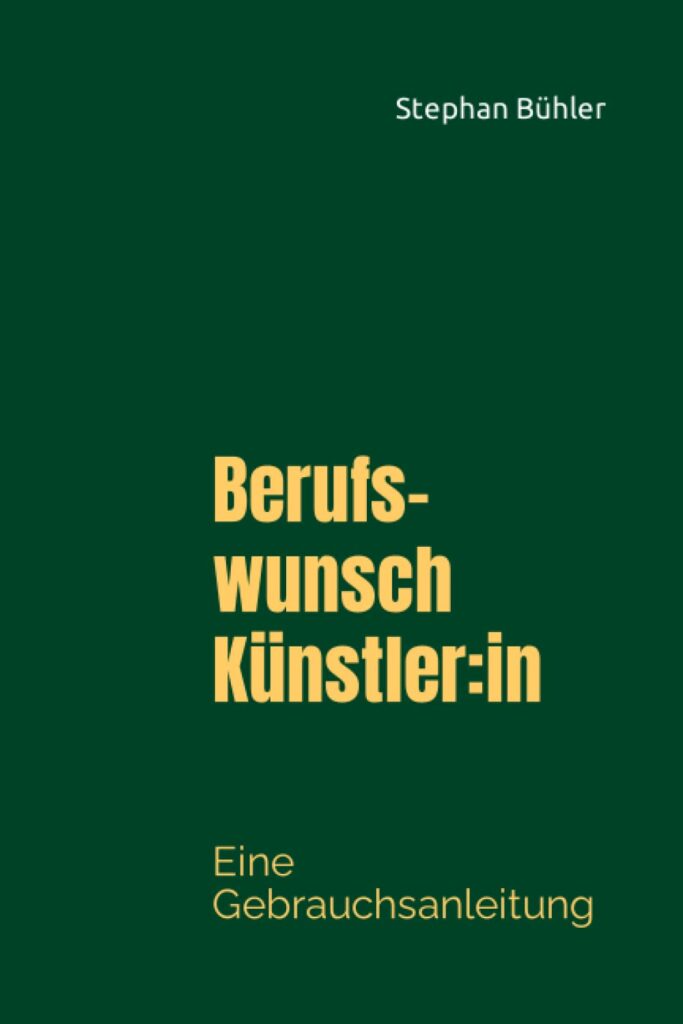 Buchcover Berufswunsch Künstler:in